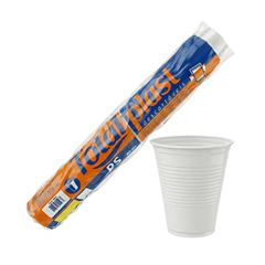 DESC COPO 250ML BRANCO C/100 TOTAL PLAST