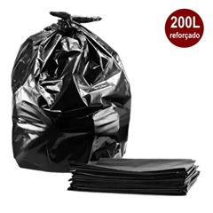 SACO LIXO 200L PRETO 90X105X4 FLIK C/100