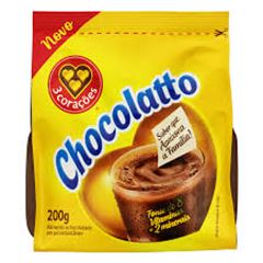 ACHOC PO 200G CHOCOLATTO TRES CORACOES