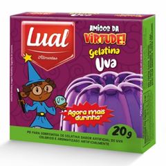 GELATINA 20GR UVA LUAL ALIMENTOS