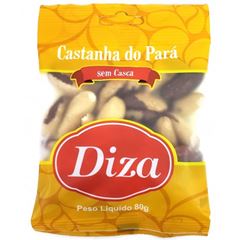 CASTANHA DO PARA S/C SACHE 80G DIZA