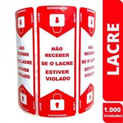 ETIQUETA LACRE 100X35MM C/1.000