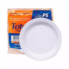 PRATO BCO PR 15CM TOTAL PLAST