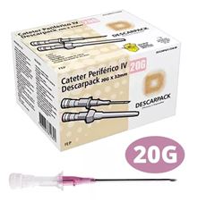 CATETER IV 20G TEFLON DESCARPACK