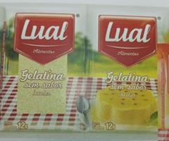 GELATINA 24GR SEM SABOR INCOLOR LUAL