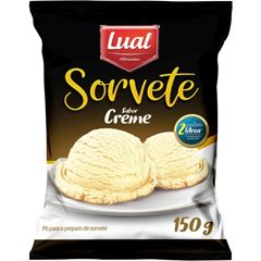 SORVETE EM PO 150GR CREME LUAL