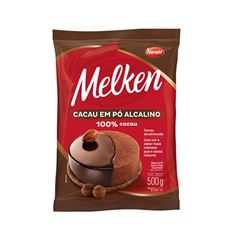 CHOC PO 100% CACAU 500G MELKEN HARALD