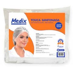 TOUCA DESC BCA 45X50CM SANF C/100 MEDIX