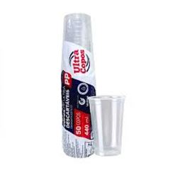 DESC COPO 440ML PP TRANSP C/ 50  ULTRA