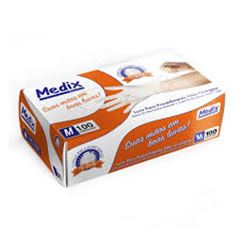 LUVA VINIL SAUDE G C/PO MEDIX