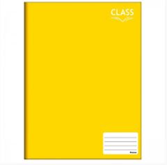 CADERNO BROCHURA, CLASS  FORONI . 80 FOLHAS. 200MMX275MM.  AMARELO