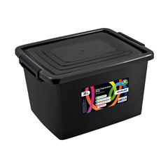 CAIXA ORGANIZADORA PRETA 20 L ARQPLAST
